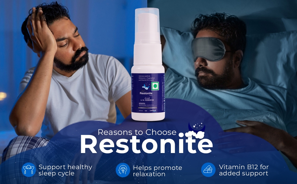 Restonite Melatonin Sleep Spray benefits