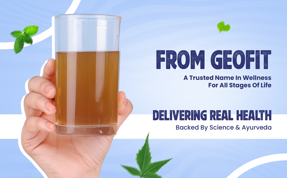 Geofit giloy neem tulsi juice delivering real health