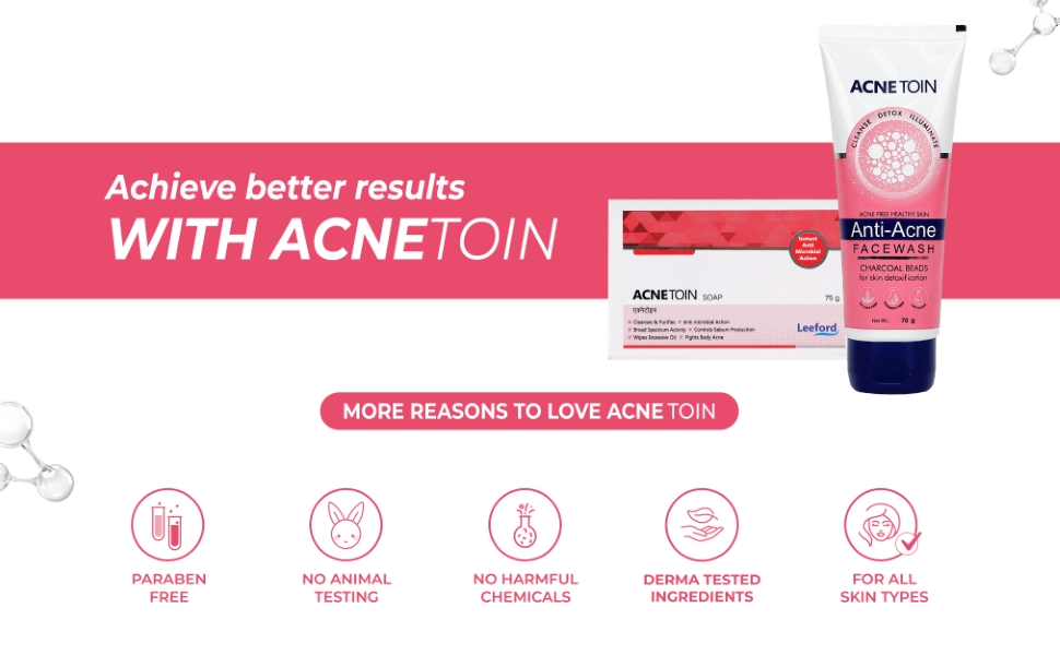 Acnetoin Anti-Acne Charcoal Facewash paraben free safe and effective