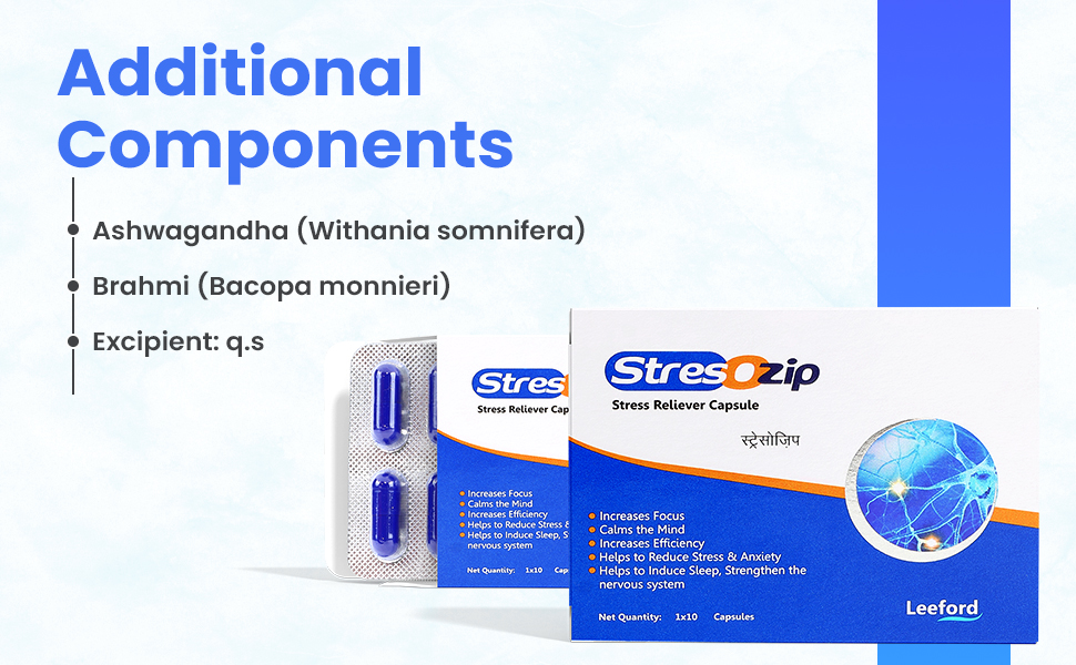 Leeford Stresozip capsules additional components