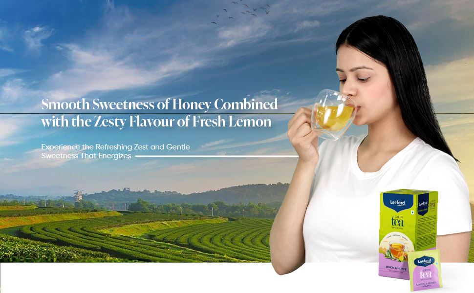 Leeford Best Green Tea with lemon and honey