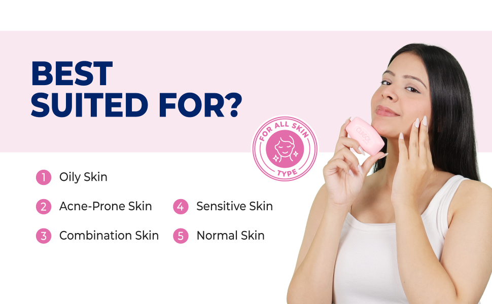 Clinsol plus ati acne soap is best suited for oily skin acne skin