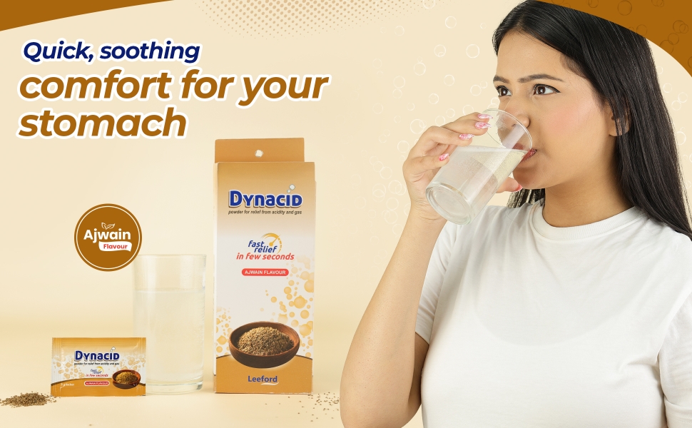 Dynacid ajwain sachet comfort for your stomach