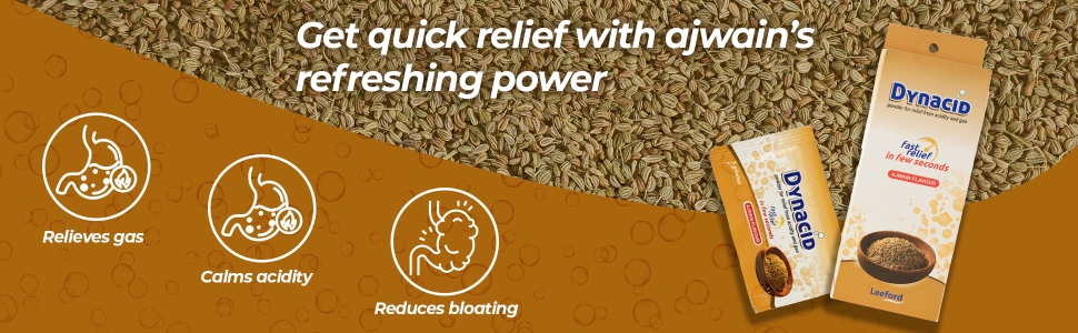 Dynacid ajwain sachet get quick relief