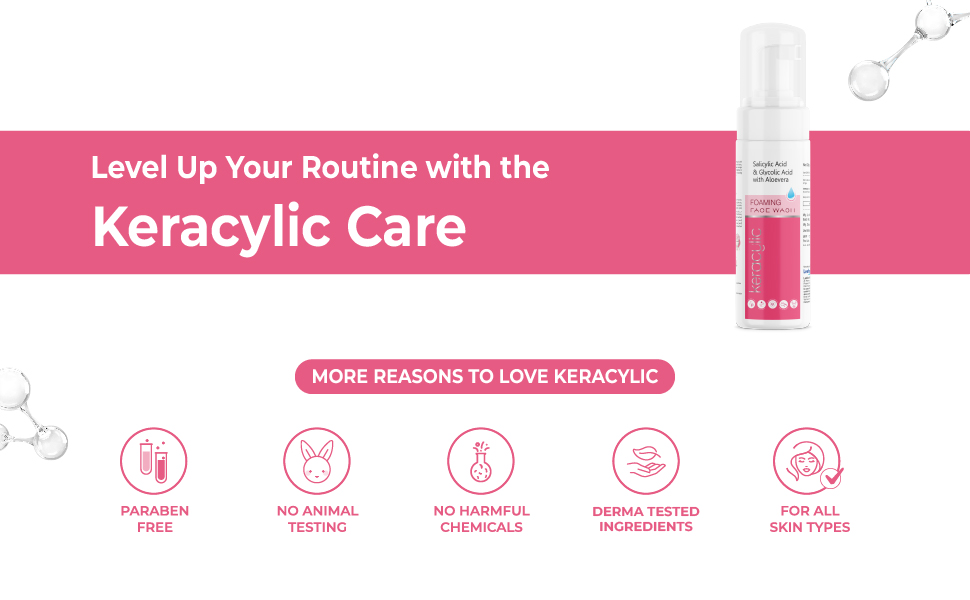 Keracylic Foaming Facewash chemicals free