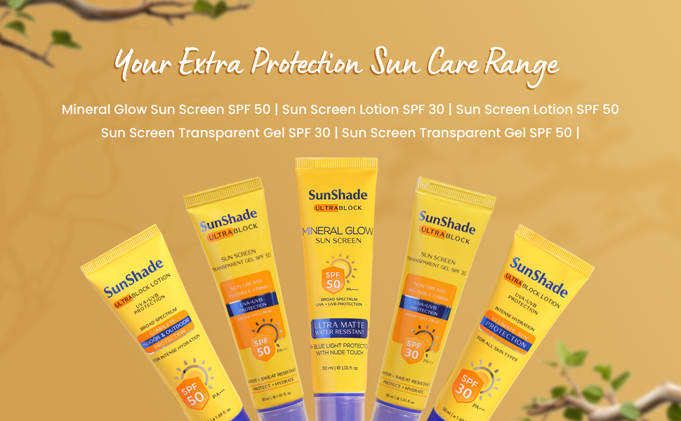 sunshade sun care range