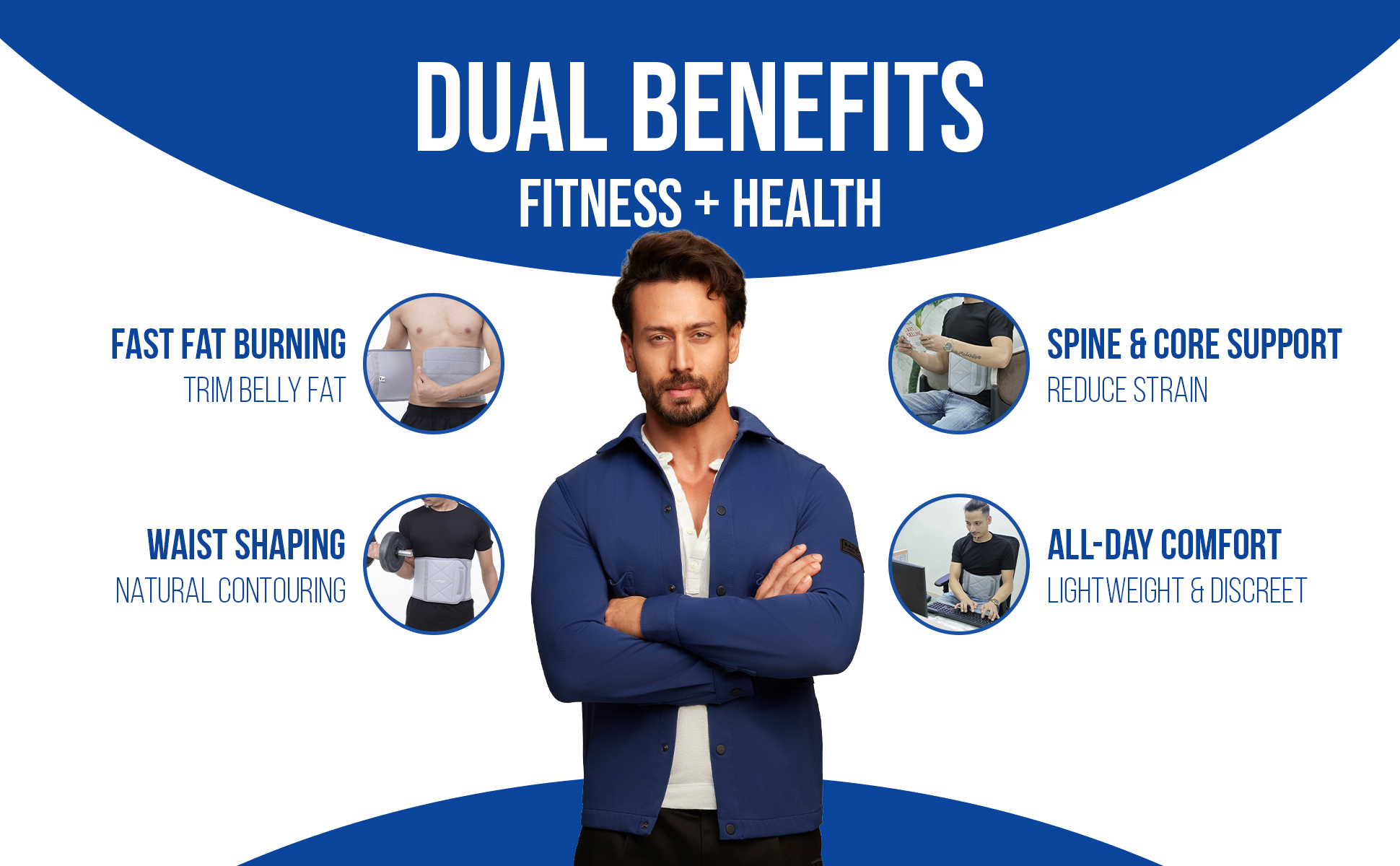 abs wrap belt provides fitness n health like waist shaping fast burning