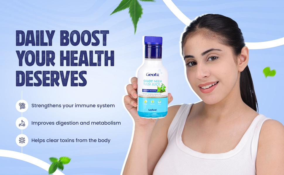 Geofit giloy neem tulsi juice daily boost your health