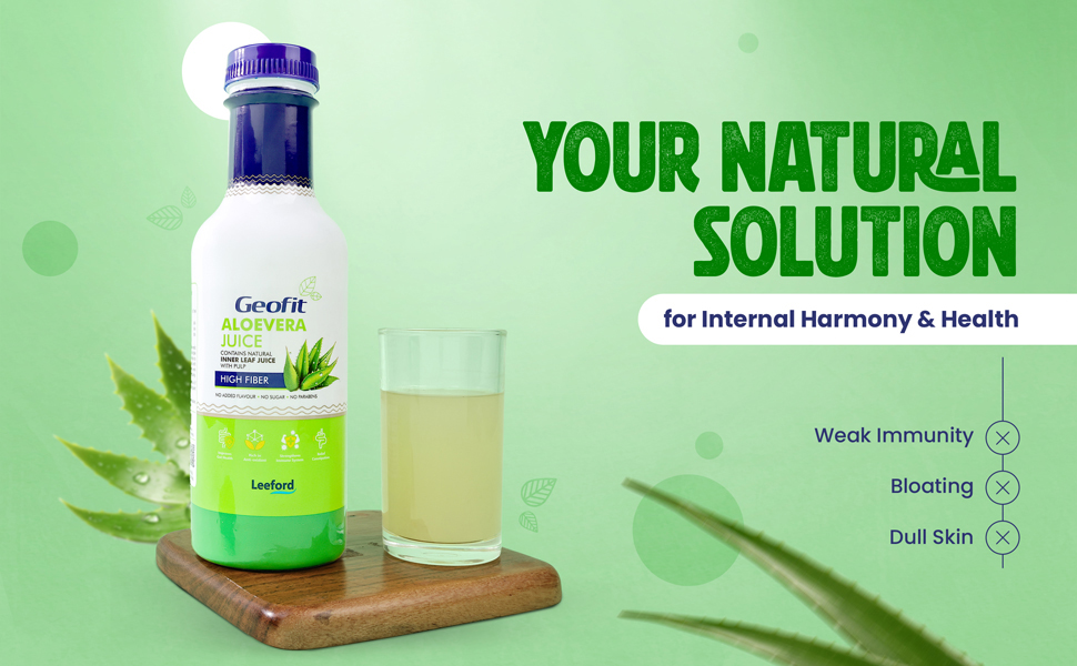Geofit Aloe Vera Juice work immunity bloating