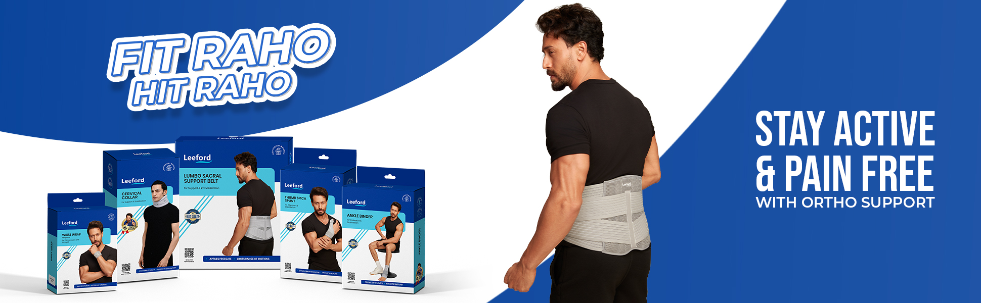 stay active n pain free with back pain belt