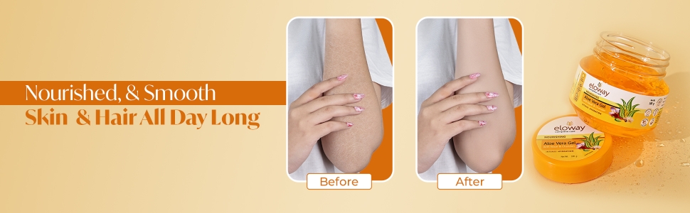 eloway aloe vera gel for nourished smooth skin
