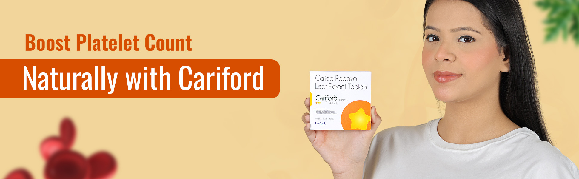 Cariford platelet booster tablets boost your platelets count naturally