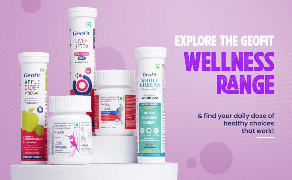 explore the geofit wellness ranges
