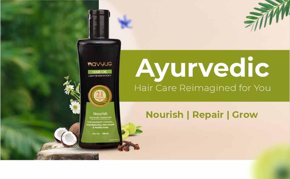 Navyug hair oil nourish repair and grow your hair