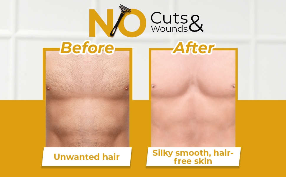 eloway hair removal cream for men before and after use effects