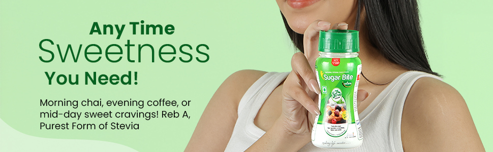 Sugar bite natura stevia powder anytime sweetness
