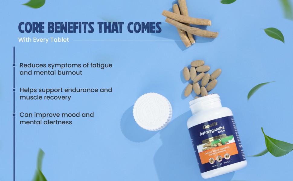 Leeford ashwagandha tablets core benefits