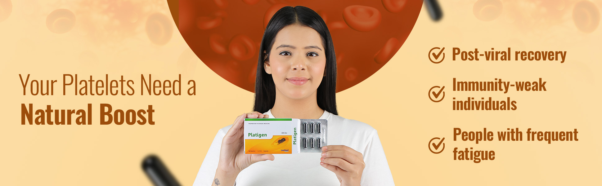 Platigen Platelet Enhancer Capsules benefits