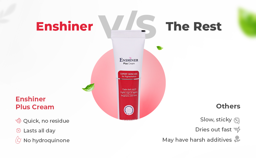 Enshiner plus cream product comparison