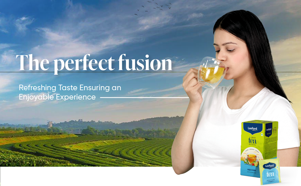Leeford Aqua Slim Herbal Green Tea refreshing taste