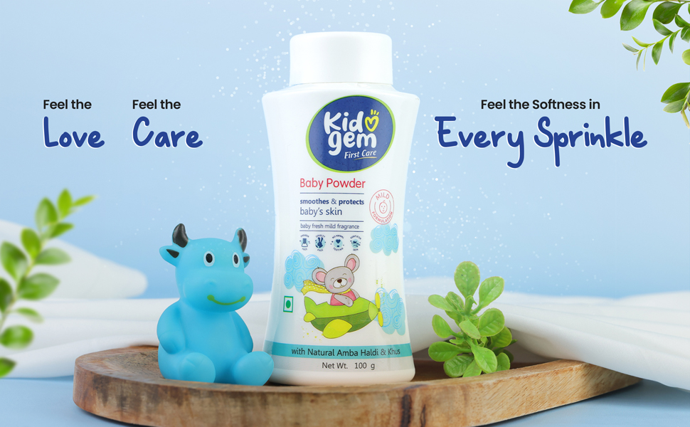 Kidogem Baby Powder love and care ib every sprinkle