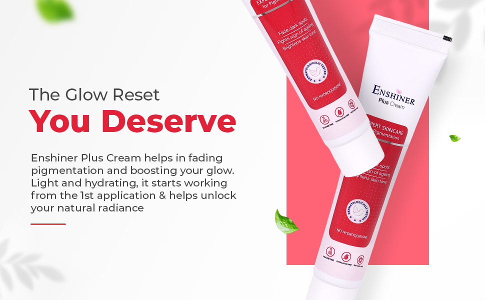 Enshiner plus cream the glow reset