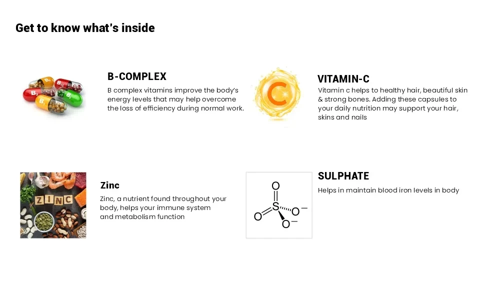 Leeford VitaPlus B-Complex Capsules features