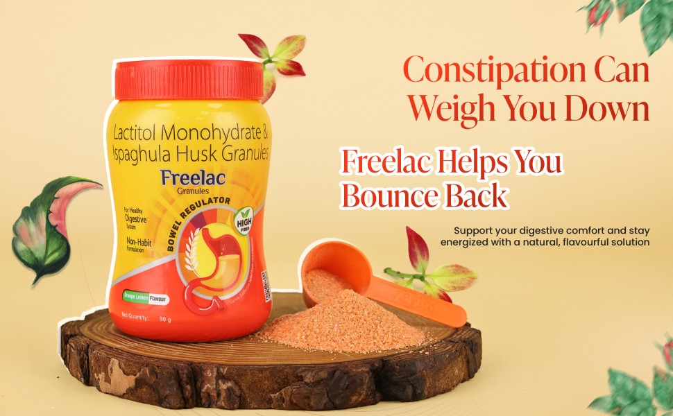 Freelac Granules sugar-free ayurvedic laxative support your digestive comfort