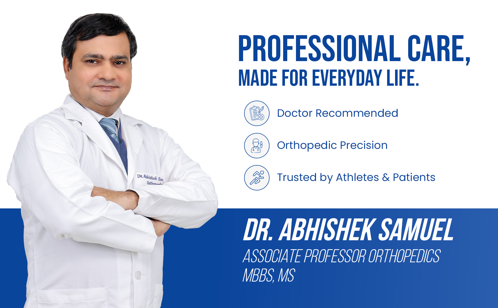 ankle support is recommended by orthopedic specialist abshisek