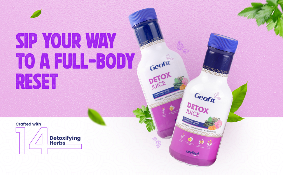 geofit detox juice for a full body reset