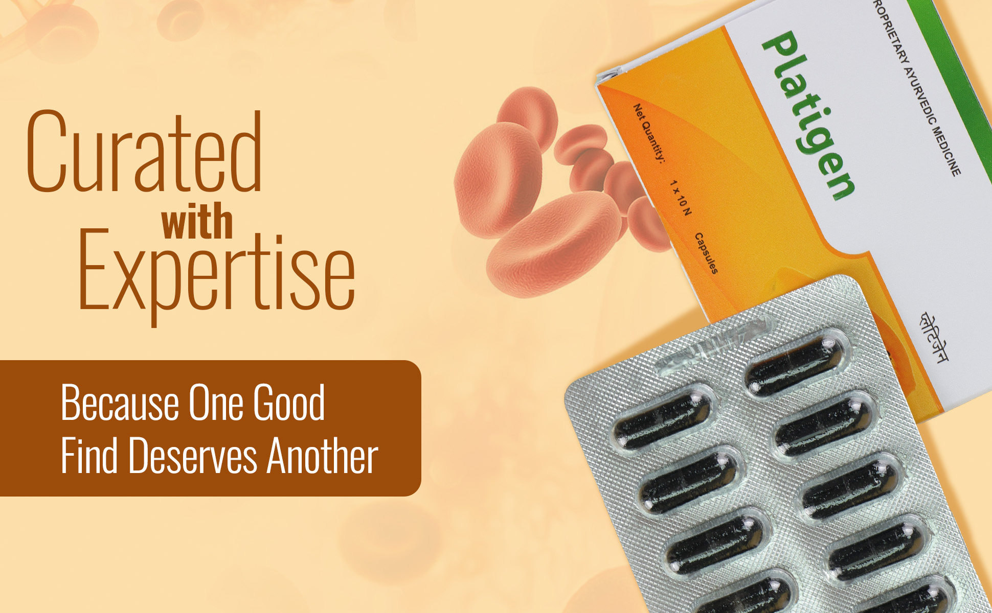 Platigen Platelet Enhancer Capsules packaging
