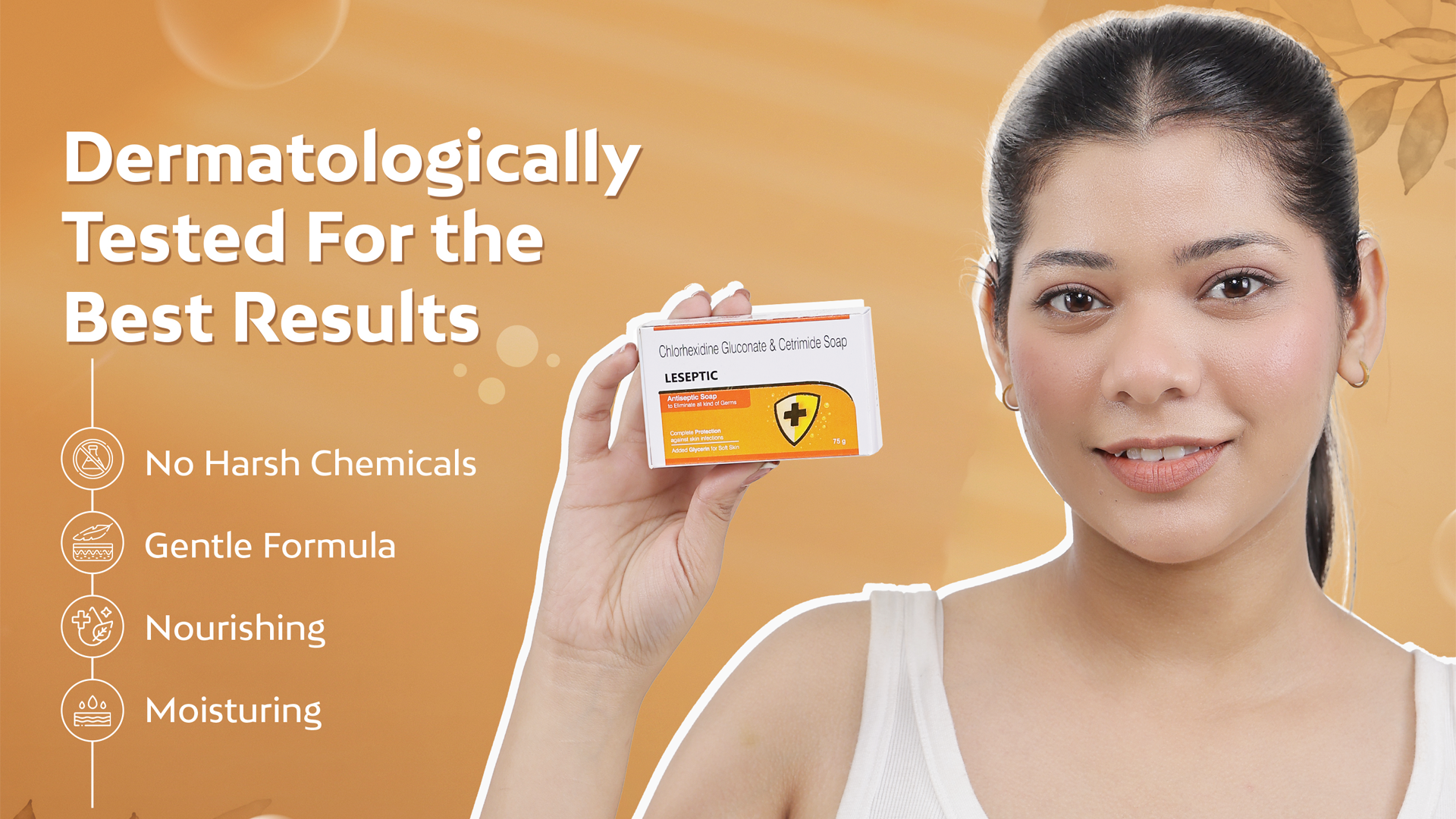 Leseptic Antiseptic Soap for Germ Protection dermatologically tested