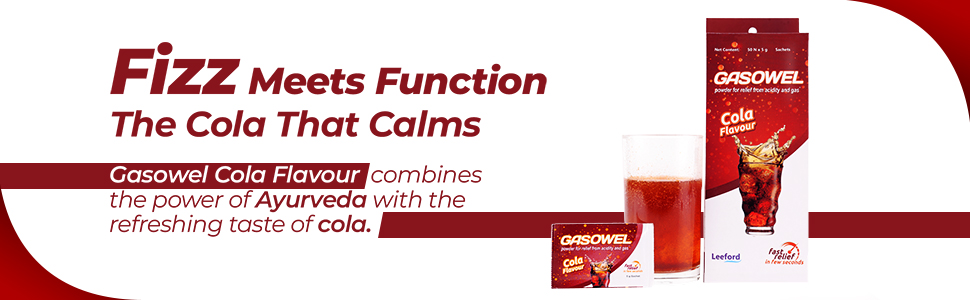 Gasowel cola flavor powder where fizz meets function