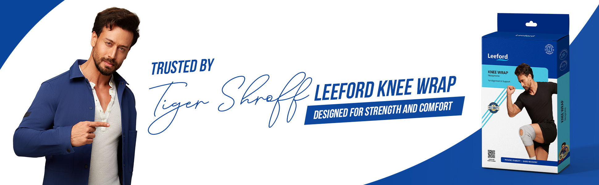 knee wrap is trusted by tiger shroff