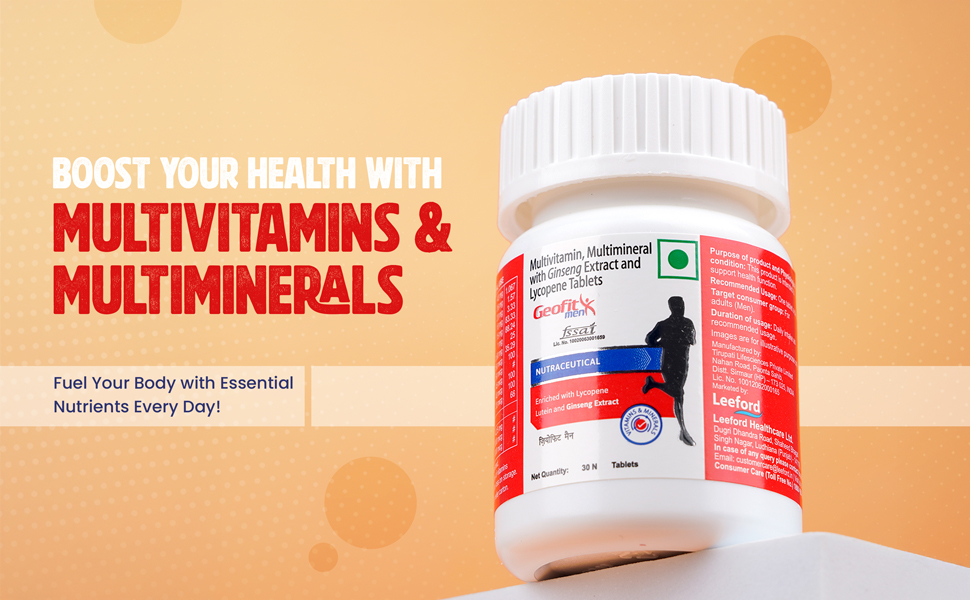 Geofit Multivitamin Tablet for Men