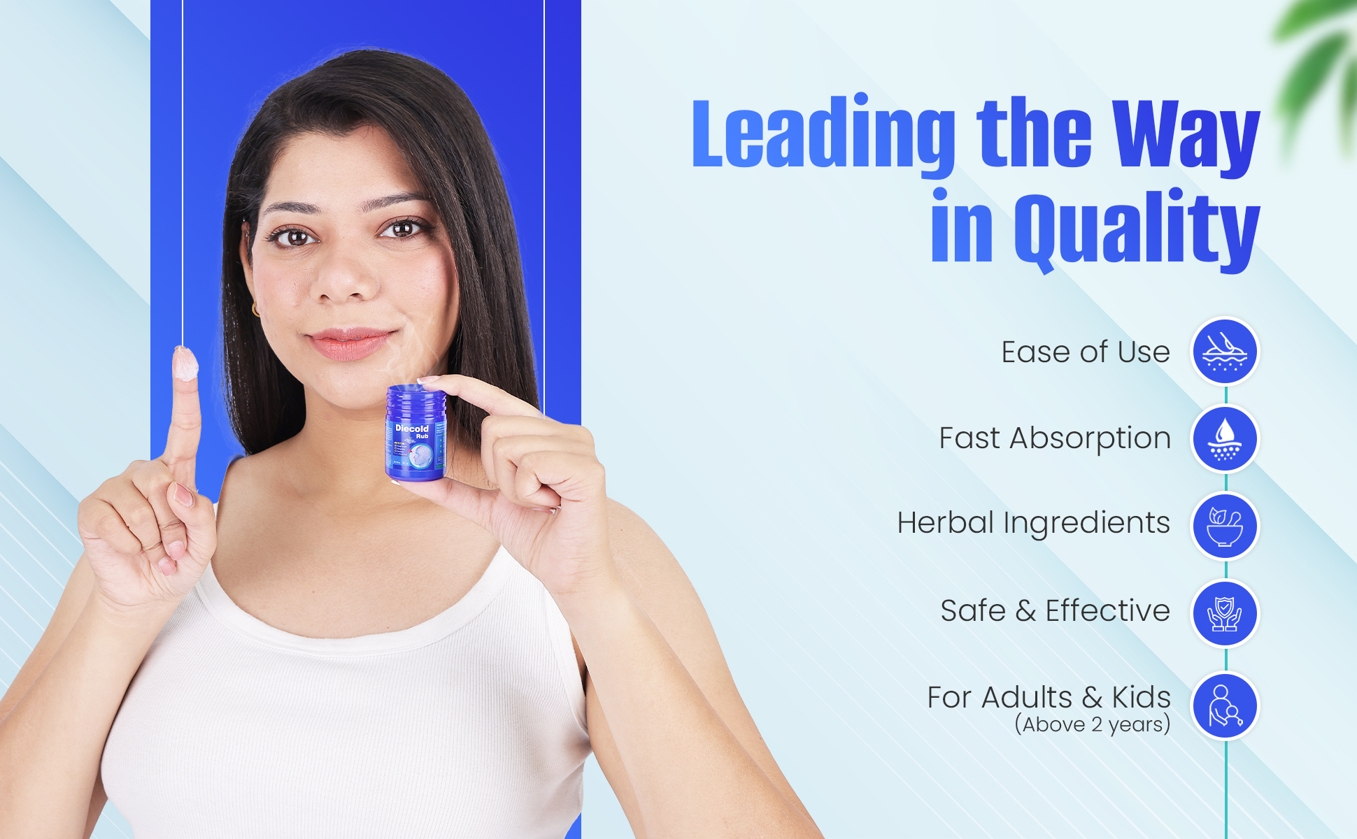 Diecold Rub for Headache features