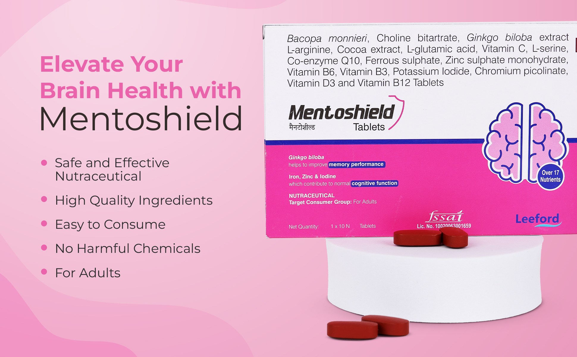 Mentoshield tablets for memeory support all key benefits