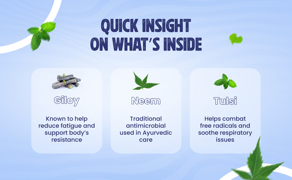 Geofit with giloy neem tulsi juice