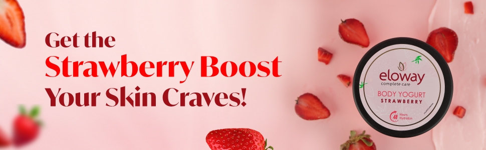 Eloway Body Yogurt with strawberry