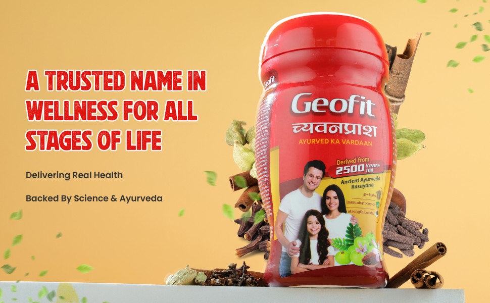 Geofit Ayurvedic Chyawanprash trusted in wellness