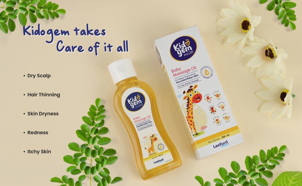 Kidogem Baby Powder fix dry scalp hair thinning