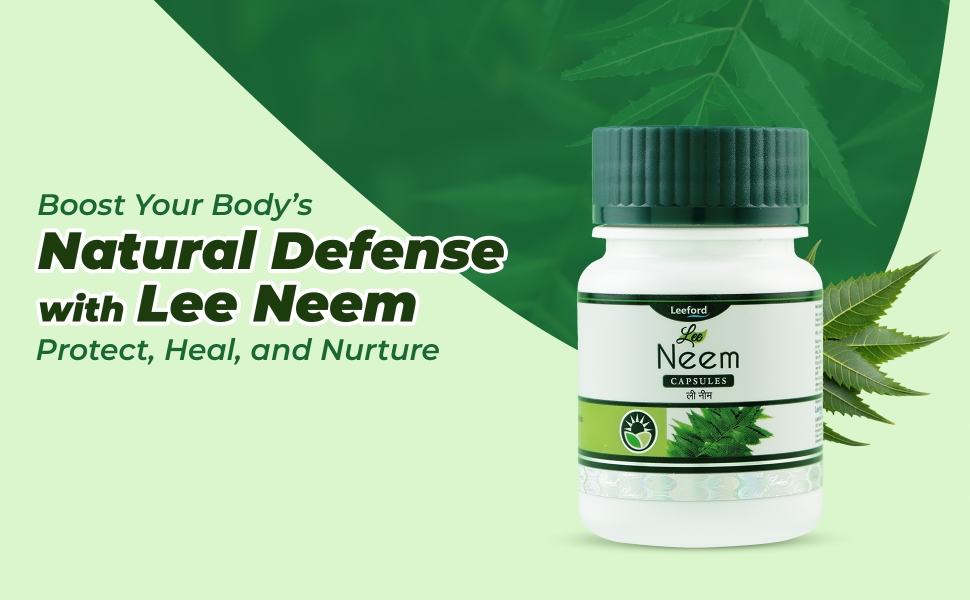 Lee Neem Capsules boost your body's natura defence