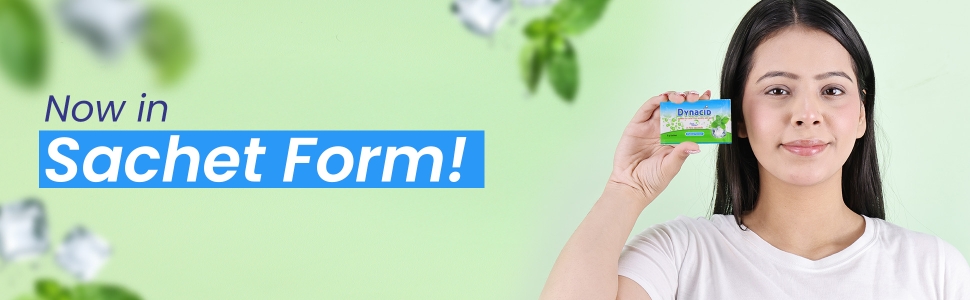 Dynacid pudina in a sachet form