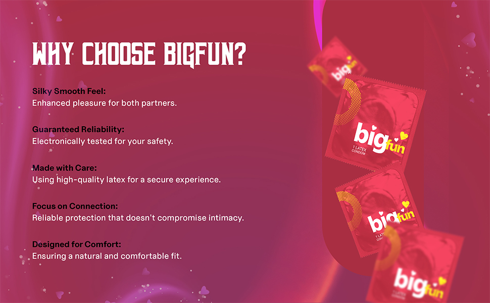 Bigfun Strawberry Flavoured Condom benefits