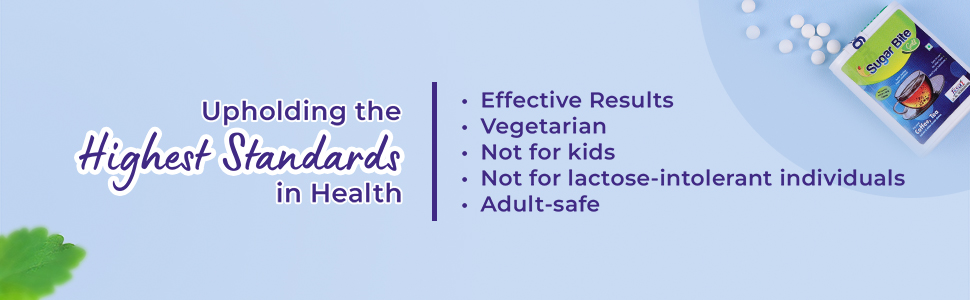 Sugar Bite Gold Sweetener Pellets hundred percent vegetarian