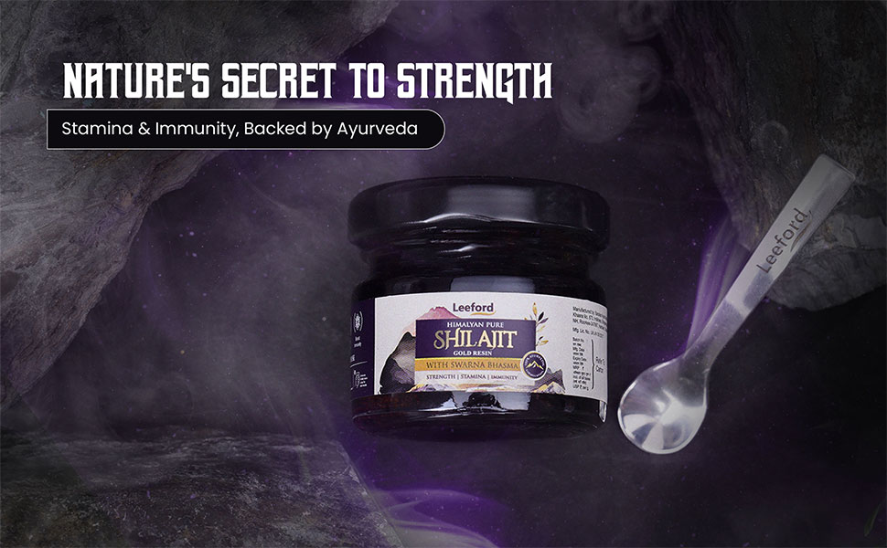 Leeford Himalayan Shilajit Gold Resin natures secret of strength