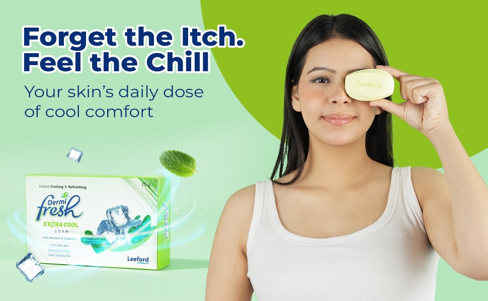 feel the chill with dermii fresh soap