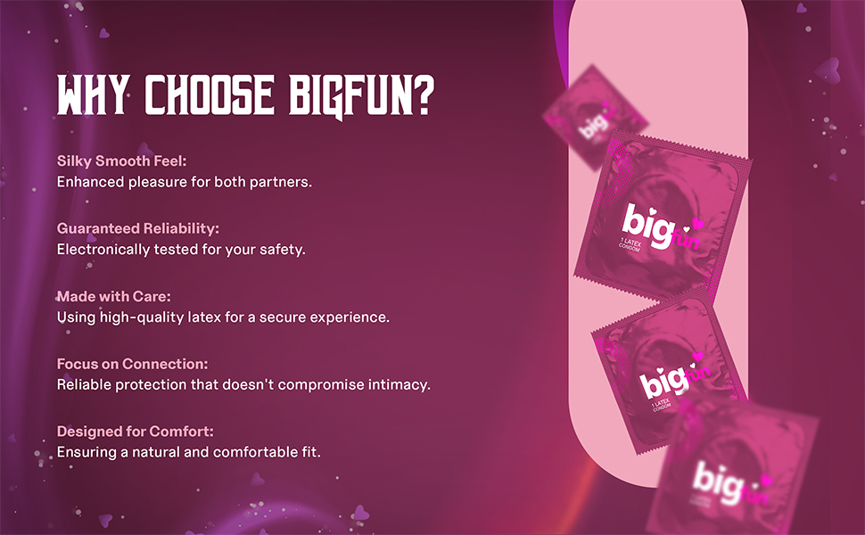 Bigfun Bubblegum Flavoured Condom why choose