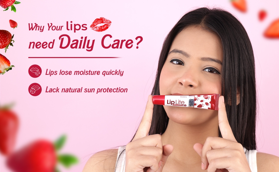 Leeford Lip Lite Balm quick moisturisation