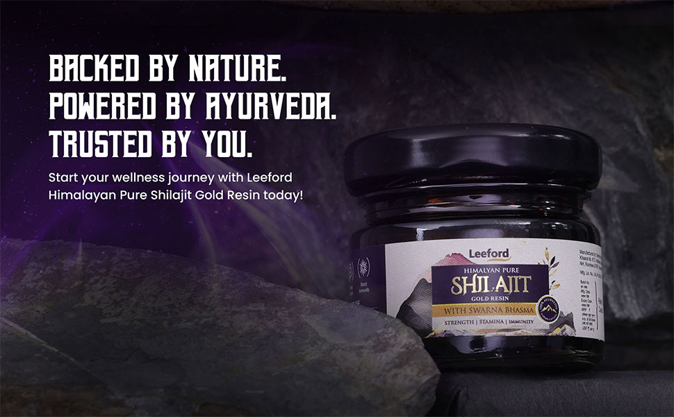 Leeford Himalayan Shilajit Gold Resin backed by nature